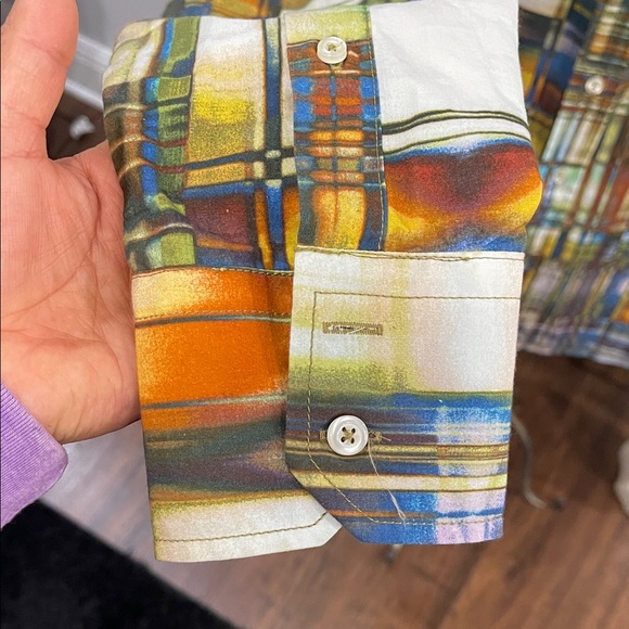 Georg Roth Los Angeles Multicolor Button-Up Shirt. Size XL - Picture 5 of 11